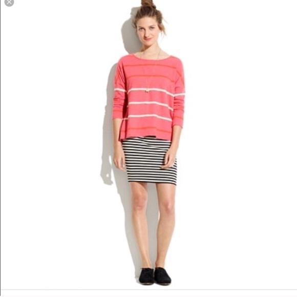 Madewell Dresses & Skirts - Madewell Hi Line striped skirt